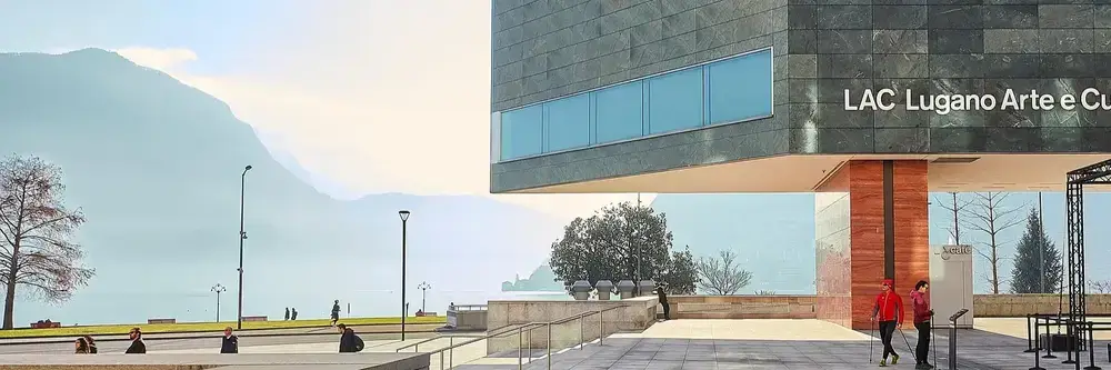 Modern conference and culture centre LAC in Lugano, Switzerland – representing clarity, structure, and innovation in wealth management by FF Marcuard SA.